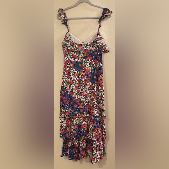 MAJORELLE Nolita Midi Dress in Patchwork Multi - Picture 5 of 9